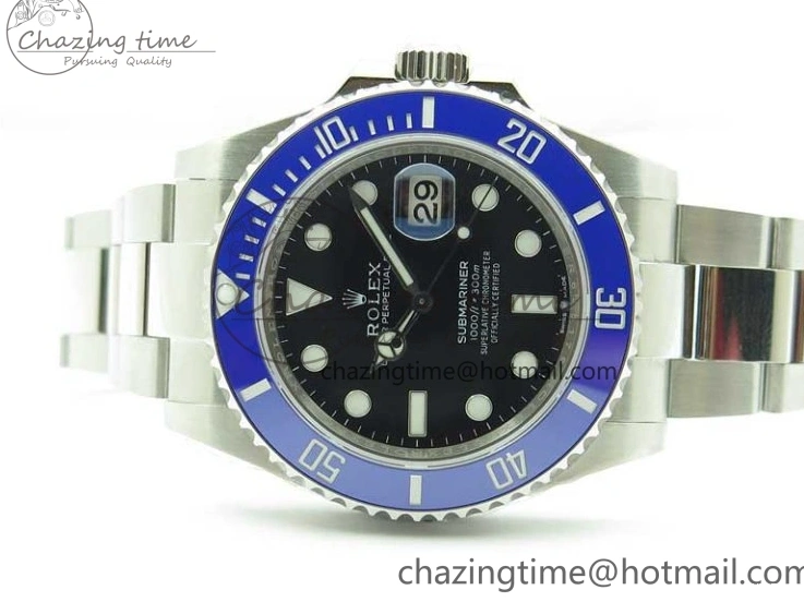 MiroTime 0319 Submariner 41mm 126619 LB Blue Ceramic EWF Black Dial on SS Bracelet A Effortless 2766
